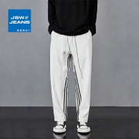 真维斯旗下JSW 美式hiphop条纹休闲裤男士潮牌宽松垂感百搭运动裤