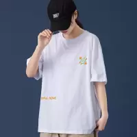 的派 DIPAI 章鱼印花纯棉韩版短袖T恤