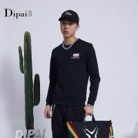 的派 DIPAI男士新款潮流字母图案印花卫衣款