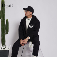 的派 DIPAI男士新款潮牌个性字母棉衣款