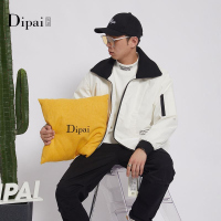 DIPAI男士新款潮牌个性升职加薪字母棉衣款