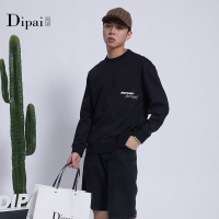 的派 DIPAI男士新款帅气时尚人物印花卫衣款