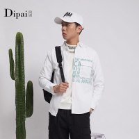 的派 DIPAI男士2022新款个性衬衫宽松款
