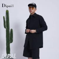 的派 DIPAI男士新款潮牌个性印花衬衫