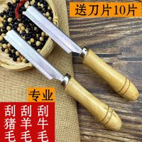 刮猪毛刀不锈钢去猪毛刀架商用猪蹄猪脸猪脚牛羊动物肉拔毛剃毛器