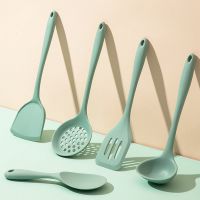 硅胶铲勺套装锅铲不粘锅专用炒菜用的铲子厨房三件全套家用