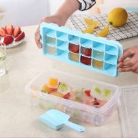 冰格制冰盒带盖冰块盒自制雪糕冰棒模具硅胶棒冰冰糕冰激凌模具