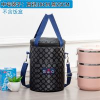 特厚饭盒袋铝箔保温带饭包单肩包多功能斜挎妈咪袋手提防水便当包