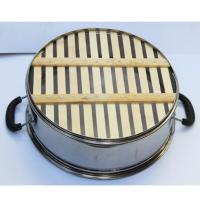 蒸屉家用厨房不锈钢蒸笼竹底蒸格蒸篦蒸锅多用锅蒸屉蒸馒头篦子