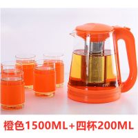 玻璃茶壶耐高温泡茶壶冷水杯花茶壶滤茶壶咖啡壶开水不炸裂