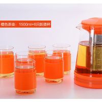 玻璃茶壶耐高温泡茶壶冷水杯花茶壶滤茶壶咖啡壶开水不炸裂