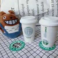 马克杯带盖陶瓷喝水杯子简约创意情侣杯家用泡牛奶咖啡杯早餐杯