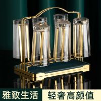 杯架厨房取杯器水杯倒挂架茶杯奶瓶沥水收纳架客厅欧式托杯置物架