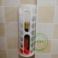 0.3宜家IKEA瓦瑞拉塑料袋抽取盒厨房创意壁挂式垃圾袋收纳雨伞架 白色供应商工厂直发