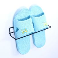 大学生床头置物架宿舍好物神器上铺收纳整理挂袋寝室床边挂篮 单层鞋架黑色[1个].