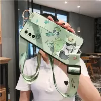 华为p20p30p40手机壳mate20斜挎nova5z/5pro/3i女6se/4e软7pro7se 熊猫小竹[单壳没