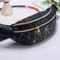 腰包2019新款 时尚百搭女潮ins多功能小巧ck个性休闲单肩斜跨胸包 黑色