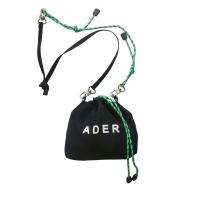 抽绳斜挎包ins潮小包迷你手机包潮牌简约百搭单肩水桶小包情侣包 黑色[可放手机充电宝]