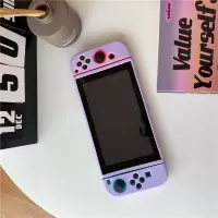 switch任天堂保护壳游戏机龙珠海贼王皮卡游戏类芝麻街动森imdTPU 葡萄(紫)TPU 单保护壳