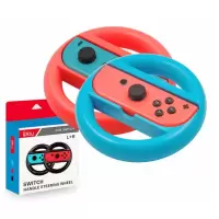 Switch手柄方向盘JOY-CON NS原装方向盘 马里奥赛车8 握把两个装 iPlay红蓝方向盘一对