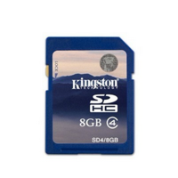金士顿sd 4g内存卡数码相机存储卡奥迪车载导航储存卡SD卡 4G大卡 8GB