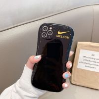 耐克苹果12手机壳iphoneX小蛮腰硅胶全包12Pro/xr78plus/12promax 小蛮腰-黑色字母勾 苹果1