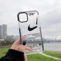 潮牌雏菊11/12苹果X/Xr耐克手机壳iPhone7/8plus防摔xsmax软壳6s 黑边[断勾H] iPhone