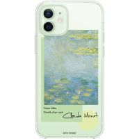 油画莫奈睡莲iPhone13手机壳X苹果11/12全包软xs/Xr透明6/7/8plus KJ403 苹果12MINI