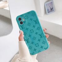 新款高端苹果12手机壳iPhone11pro相框xsmax硅胶x全xr包7p保护壳 LV 相框宝石绿A## 苹果6/6S