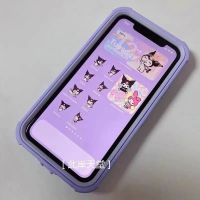 三件套紫色液态苹果11promax手机壳iPhone12防摔XS/XR/8P全包情侣 三合一[紫色] 苹果F1