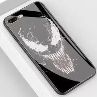 苹果7plus手机壳男女iPhone7plus玻璃防摔7plus新款漫威毒液硬壳 毒液(单壳) 玻璃苹果7plus