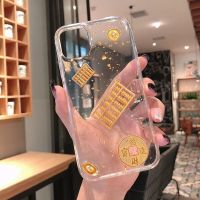 创意招财算盘华为nova8手机壳p30p40pro软nova7荣耀50畅享10s新年 招财金算盘-透明底 华为p40青春