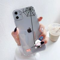 漫威蜘蛛侠苹果手机壳iPhone11防摔6SplusX卡通7/8P透明Pro/Max软 白色蜘蛛侠 苹果5/5s/5se