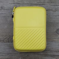 WD/西部数据移动硬盘包 2.5英寸My passport硬壳防震收纳盒保护套 黄色包 单个包