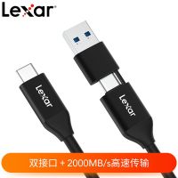 雷克沙USB3.2 Gen2 二合一高速数据线 移动固态硬盘Typec双头通用 高速USB3.2 Gen2数据线