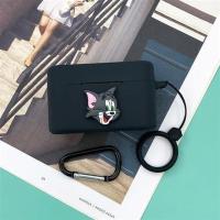 适用索爱真无线蓝牙耳机A1S保护套耳机盒防摔Soaiy卡通可爱软壳潮 索爱A1S黑+汤姆猫+指环