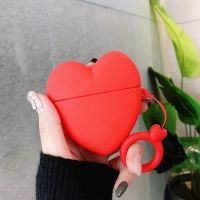 漫步者lollipods mini无线蓝牙耳机pro保护套lollipops耳机套plus 红色爱心-收藏送红指环 漫步