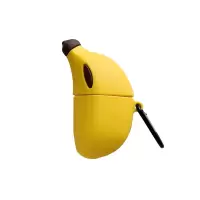可爱香蕉Airpodspro保护套苹果airpods1/2/3代无线蓝牙耳机防摔壳 Airpods1/2代 香蕉+挂钩