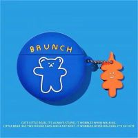 适用于联想LP40真无线蓝牙耳机保护套lp40卡通潮牌硅胶防摔软情侣 联想LP40 蓝色小熊 收藏W送挂钩