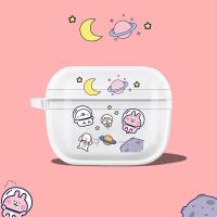 漫步者minibuds耳机盒保护套声迈x3冇心蓝牙耳机套壳硅胶软壳透明 [小兔 星球]送挂钩 漫步者MiniBuds 保