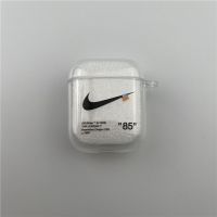 透明耐克苹果AirPods pro3代无线蓝牙耳机AJ球鞋保护套airpods2软 [透明耐克85]单壳无挂绳 AirP