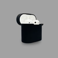 小米air2蓝牙耳机保护套小米air2s耳机套Air2S硅胶软壳2防摔潮牌s [纯色黑色] 小米Air2/Air2s