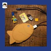 [送布袋]MILITU鲷鱼烧充电宝可爱5200毫安通用迷你卡通移动电源 标配[鲷鱼烧+绒布袋] 5000毫安