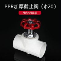 PPR升降式截止阀4分20 PE水管阀门6分25闸阀开关手柄排气管材配件 20 PE加厚截止阀