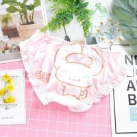 日系可爱印花少女风兔子学生卡通动漫女士内裤学生短裤三角裤夏 1条装OK M