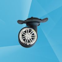 行李箱轮子配件万向轮拉杆箱轮子配件旅行箱皮箱箱包配件维修轱辘 图片色 左右通用七星轮一个