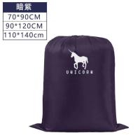 装被子子收纳袋防水防潮特大耐用收纳家用被子整理袋打包带大容量 暗紫 大号