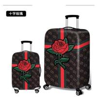 行李箱套拉杆箱防尘罩皮箱子保护套寸加厚耐磨防水外套 十字玫瑰S