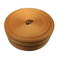 货车捆绑带刹车绳子打包带扁带子拖车绳货物捆绑带汽车绑带马扎绳 黄色4.8厘米宽 5米长