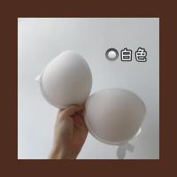 日本无肩带内衣小胸聚拢防滑性惑无痕蕾丝文胸隐形防走光美背抹胸 白色 XS[70A]
